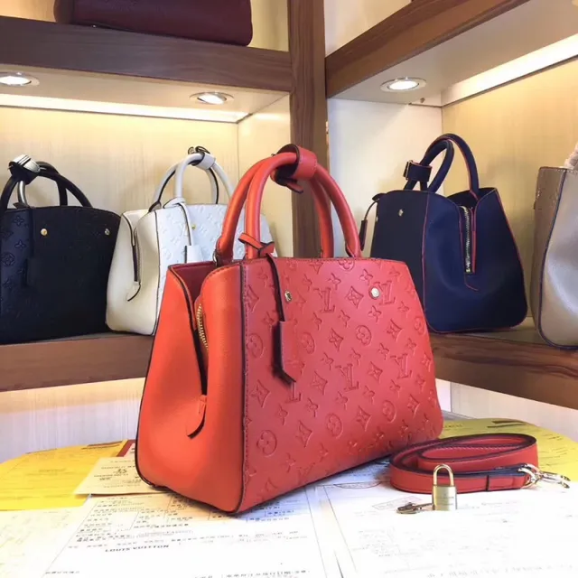 Louis Vuitton Embossed Monogram কালো Structured টপ-হ্যান্ডেল বস্টন ব্যাগ 8