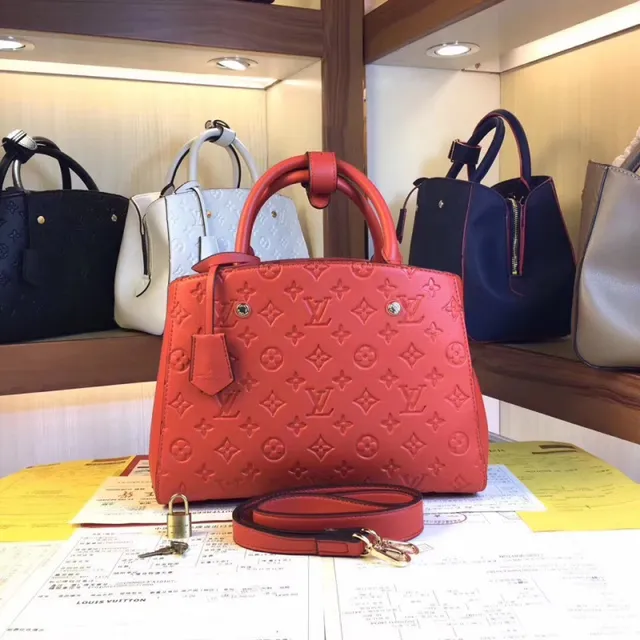 Louis Vuitton Embossed Monogram কালো Structured টপ-হ্যান্ডেল বস্টন ব্যাগ 9