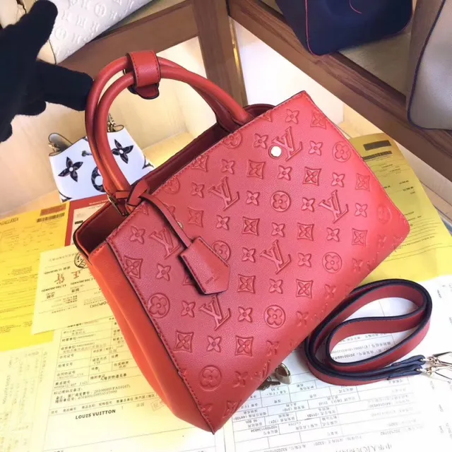 Louis Vuitton Embossed Monogram কালো Structured টপ-হ্যান্ডেল বস্টন ব্যাগ 10