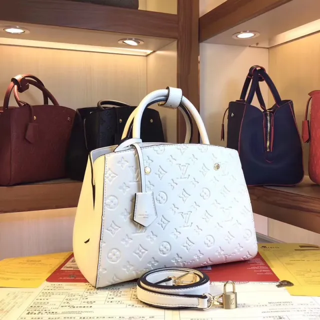 Louis Vuitton Embossed Monogram কালো Structured টপ-হ্যান্ডেল বস্টন ব্যাগ 15