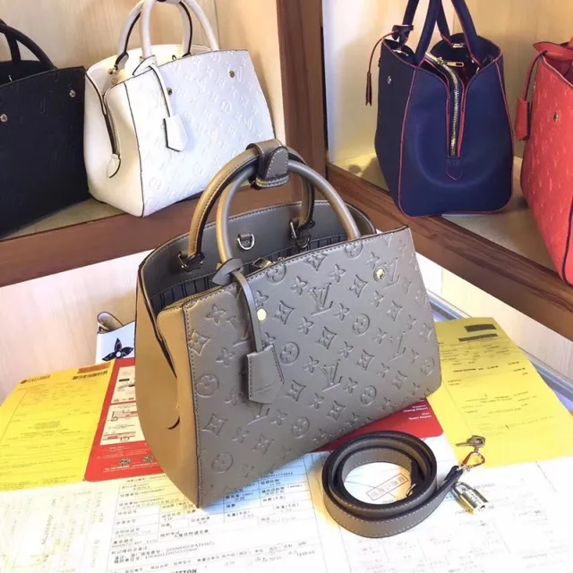 Louis Vuitton Embossed Monogram কালো Structured টপ-হ্যান্ডেল বস্টন ব্যাগ 22