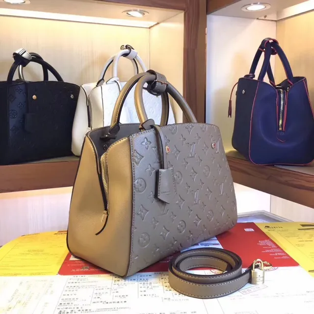 Louis Vuitton Embossed Monogram কালো Structured টপ-হ্যান্ডেল বস্টন ব্যাগ 23