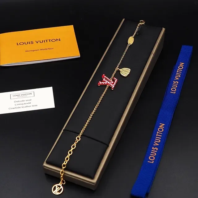 Louis Vuitton Enamel Polka-Dot LV and Shell Charm Necklaces 6