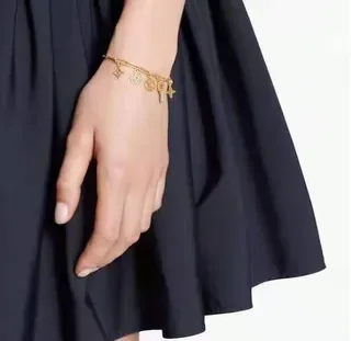 Louis Vuitton Gold Multi-Charm Bracelet 3