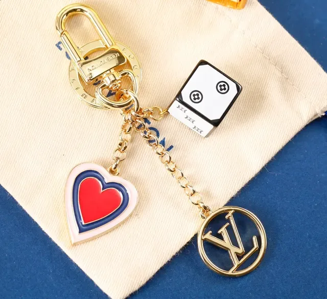 Louis Vuitton Gold Multicolor Metal Enamel Charms Bracelet 1