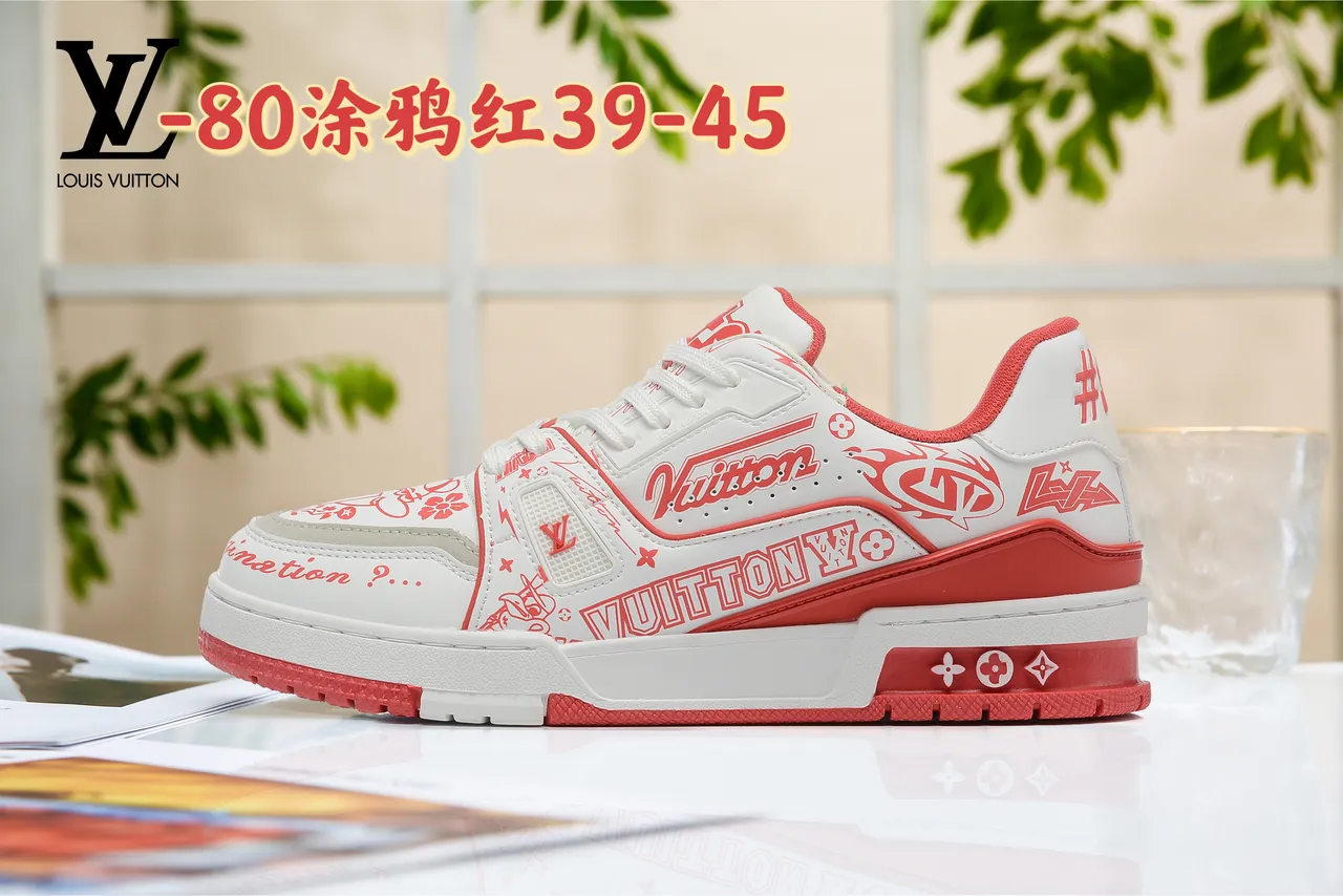 Louis Vuitton Gray Beige Layered Mixed-Material Upper Sculpted White Midsole Lifestyle Sneakers 4