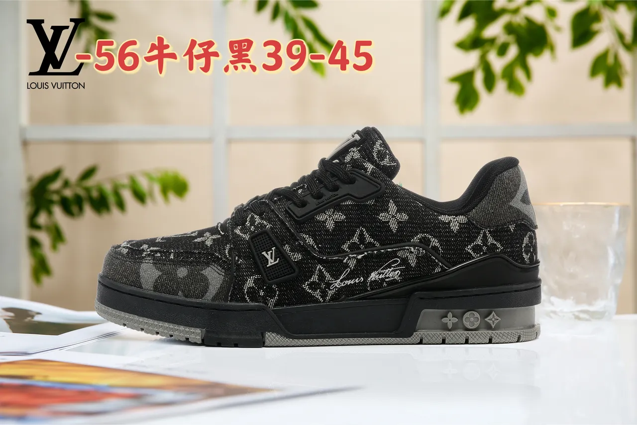 Louis Vuitton Gray Beige Layered Mixed-Material Upper Sculpted White Midsole Lifestyle Sneakers 9