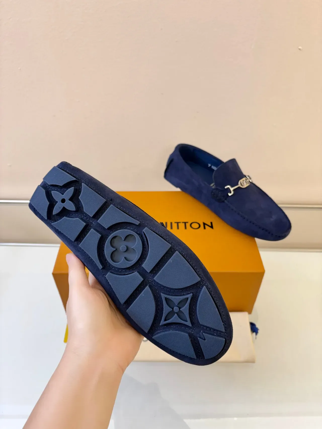 حذاء لوفر Louis Vuitton Horsebit 1955 Navy السودي 5