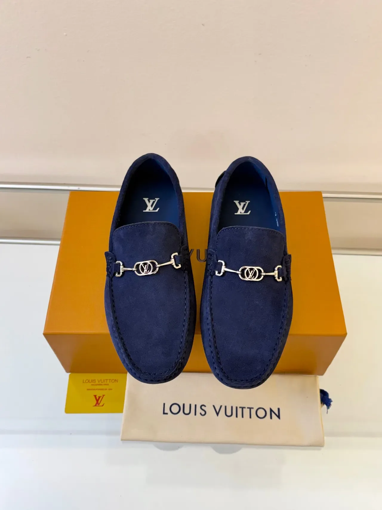 حذاء لوفر Louis Vuitton Horsebit 1955 Navy السودي 6