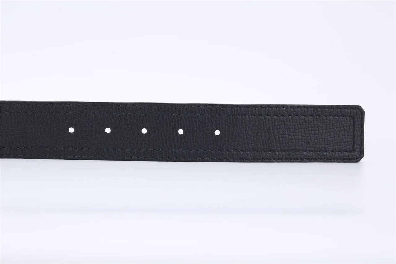 Louis Vuitton LV Belt Black Textured Leather Belt 5