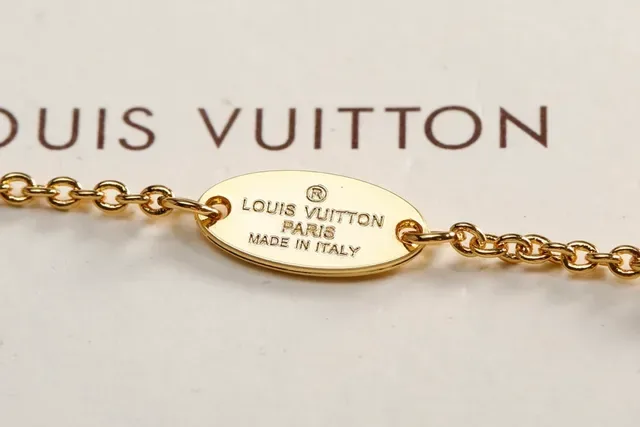 Louis Vuitton LV Circle Silver Gold Pavé-Set Crystal Circular Monogram Charm Bracelet 3