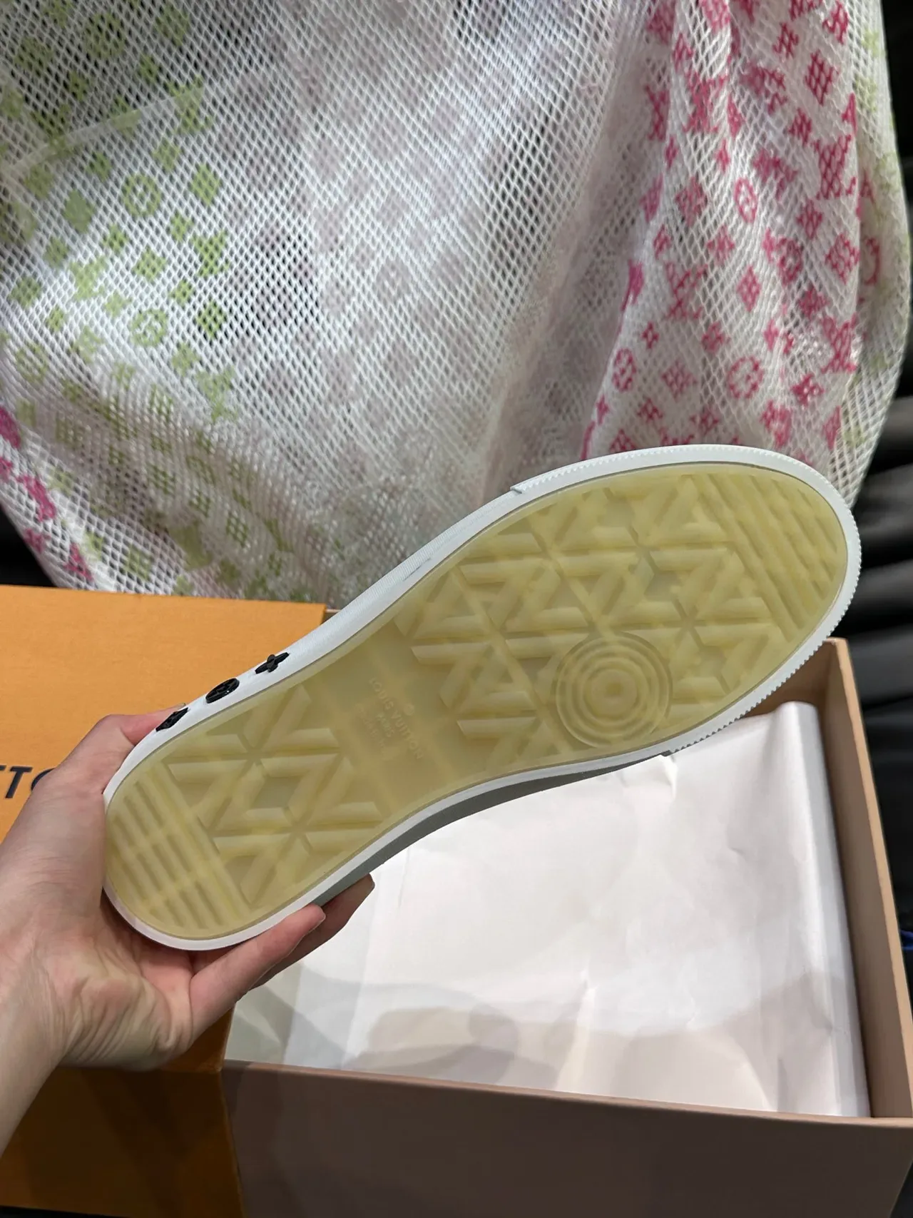 Louis Vuitton LV Trainer Black White Monogram-Print Canvas Low-Top Silhouette Lifestyle Sneakers 9