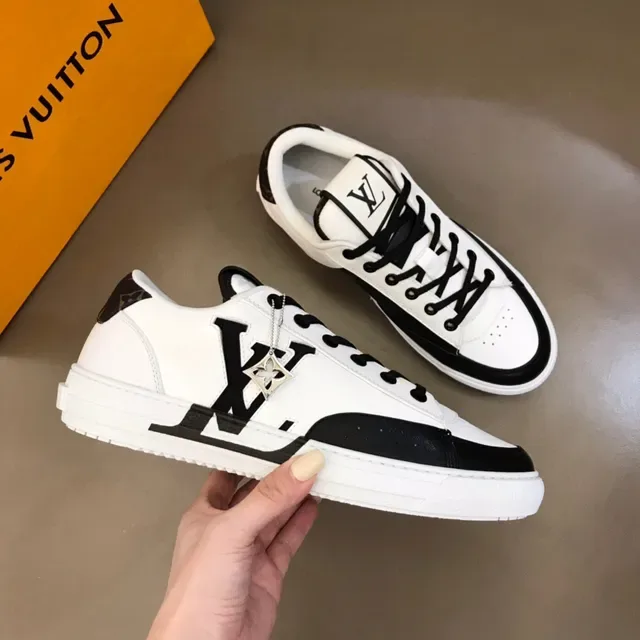 Louis Vuitton LV Trainer White Black Low-Top Monogram-Accented Lifestyle Sneakers 6