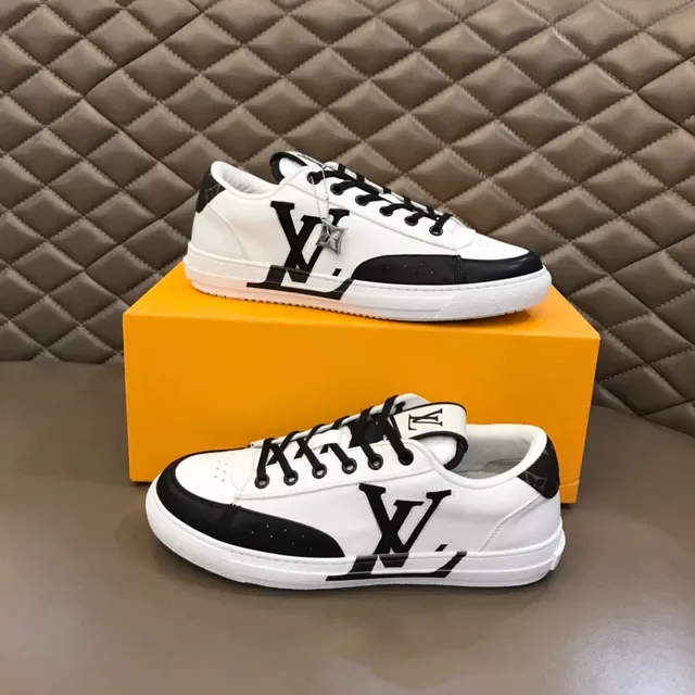 Louis Vuitton LV Trainer White Black Low-Top Monogram-Accented Lifestyle Sneakers 7