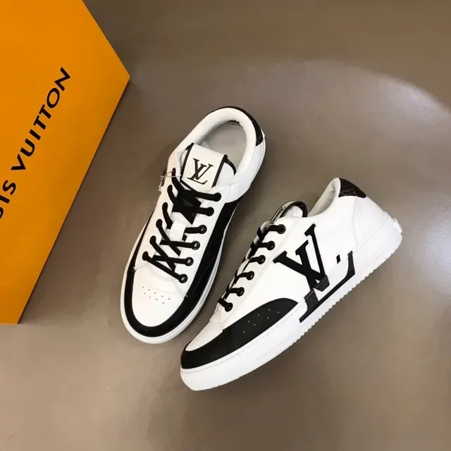 Louis Vuitton LV Trainer White Black Low-Top Monogram-Accented Lifestyle Sneakers 8