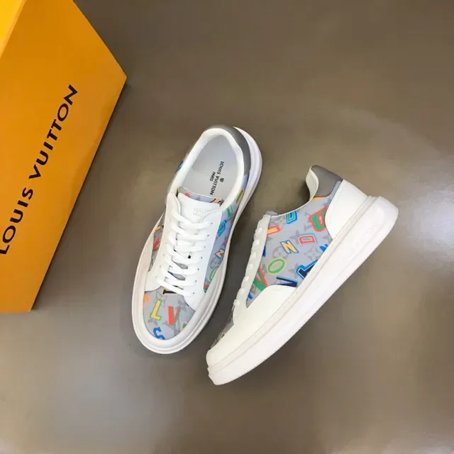 Louis Vuitton LV Trainer White Multicolor Low-Top Platform Sole Chunky Sneakers 2