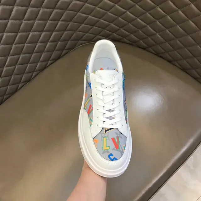 Louis Vuitton LV Trainer White Multicolor Low-Top Platform Sole Chunky Sneakers 5
