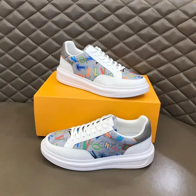 Louis Vuitton LV Trainer White Multicolor Low-Top Platform Sole Chunky Sneakers 8