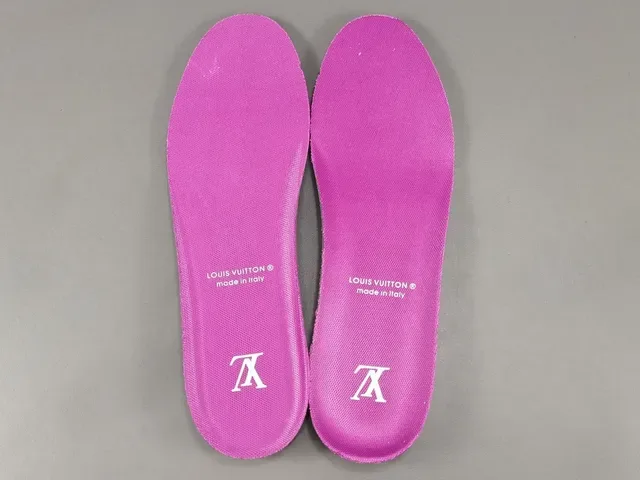 Louis Vuitton LV Trainer White Purple Low-Top Dual-Strap Closure Lifestyle Sneakers 4