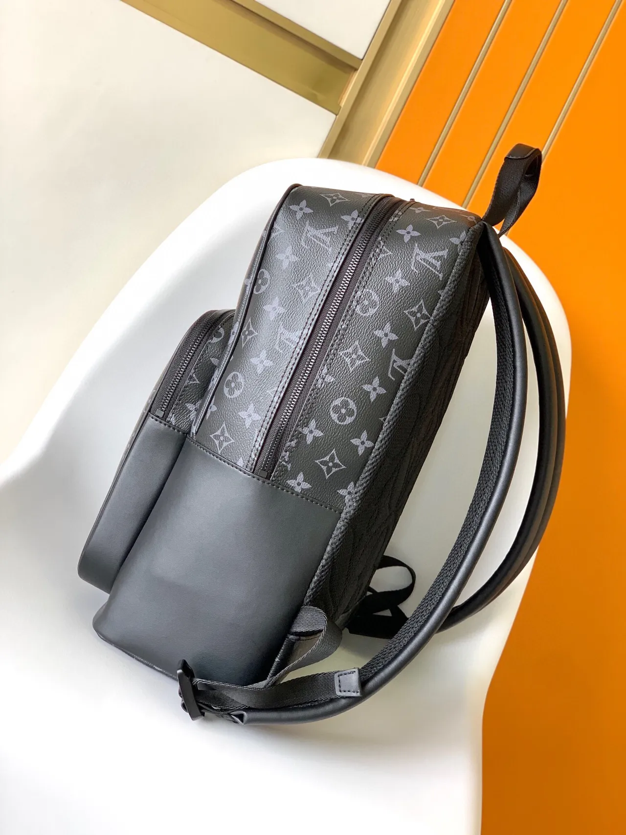 Louis Vuitton Monogram Eclipse Black and Gray Casual Backpack 5