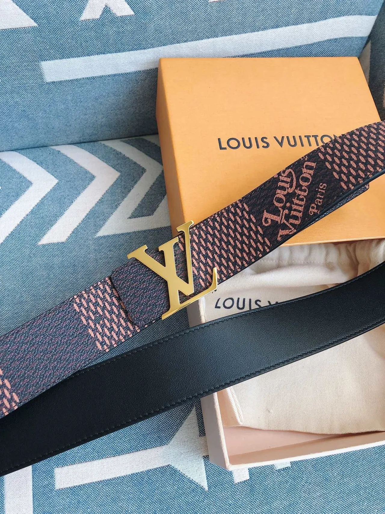 Louis Vuitton Monogram Eclipse Leather Belt 8