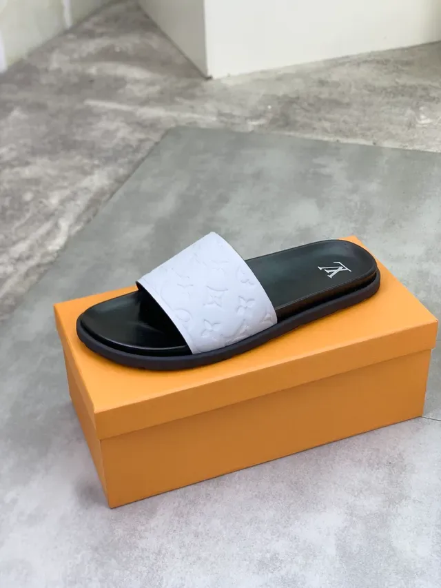 Louis Vuitton Monogram Embossed Strap Slipper 3