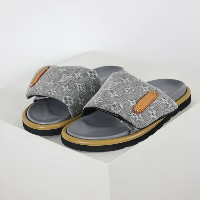 Louis Vuitton Monogram Fabric Strap Slipper 2