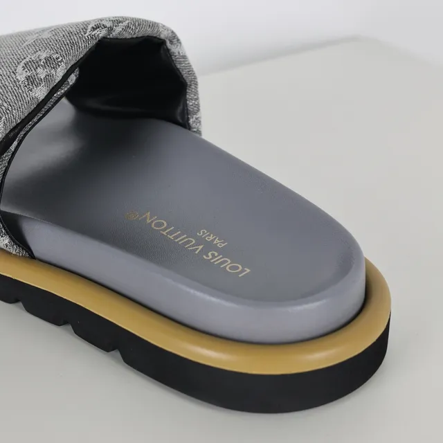 Louis Vuitton Monogram Fabric Strap Slipper 4