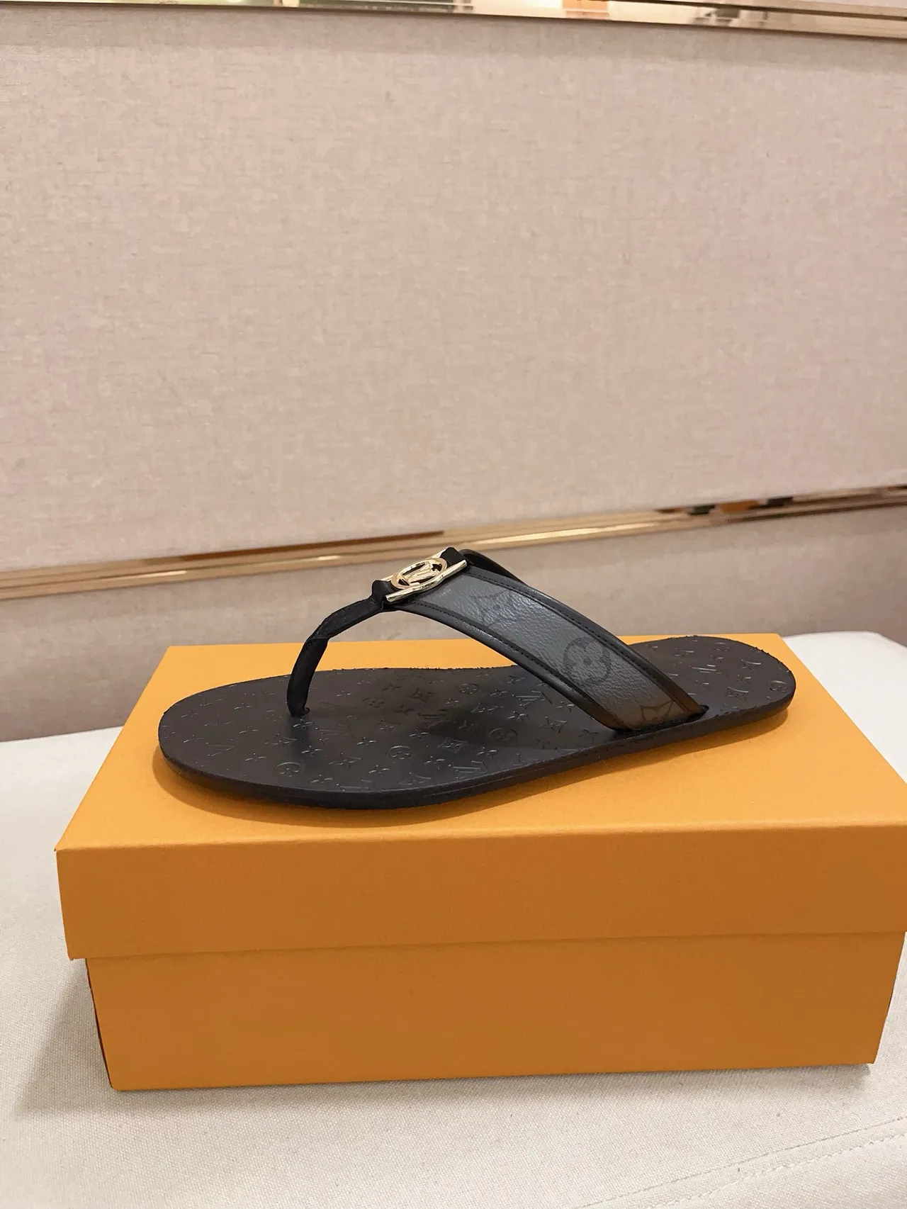 Louis Vuitton Monogram Flip-Flop Slippers 8