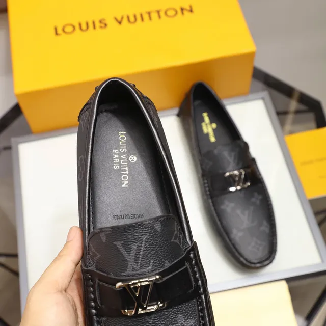 Louis Vuitton Monogram Loafer Black Leather Loafers 3