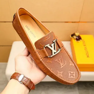 Louis Vuitton Monogram Perforated Leather LV Buckle Loafer