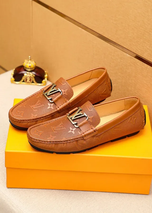 Louis Vuitton Monogram Perforated Leather LV Buckle Loafer 4