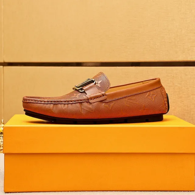 Louis Vuitton Monogram Perforated Leather LV Buckle Loafer 5