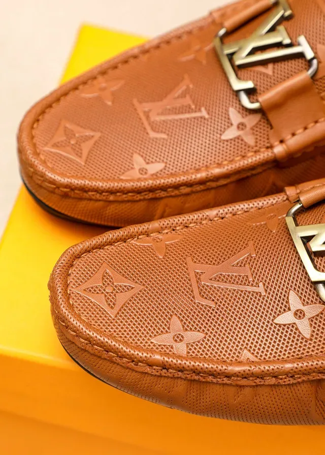 Louis Vuitton Monogram Perforated Leather LV Buckle Loafer 6
