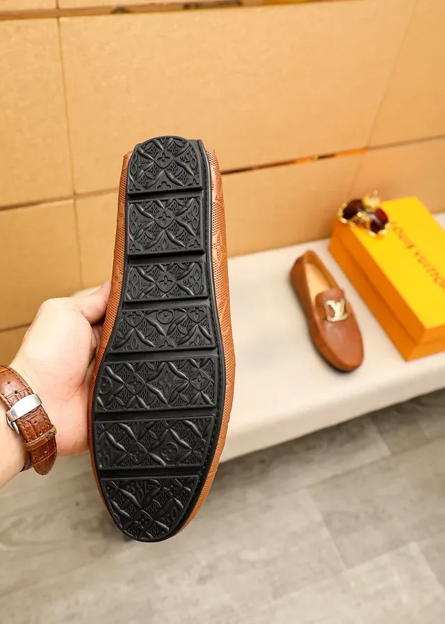 Louis Vuitton Monogram Perforated Leather LV Buckle Loafer 8