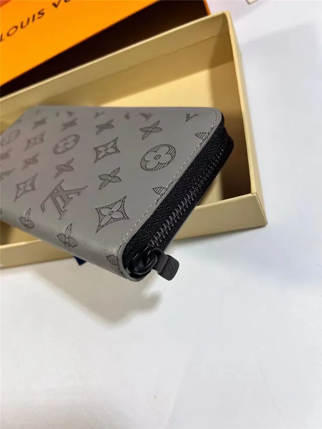 Louis Vuitton Monogram World Tour Light Gray Long Wallet 7