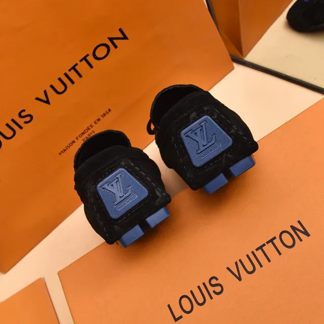 Louis Vuitton Monogrammed Suede Bow-Front Loafers 2