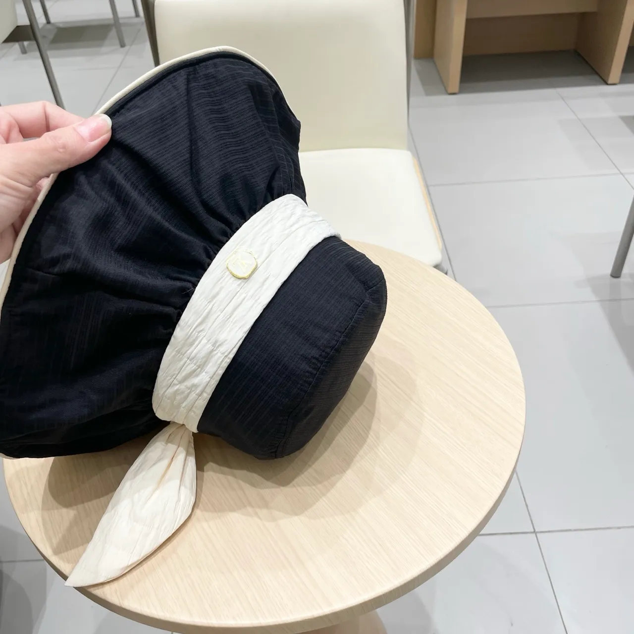 Louis Vuitton Navy and White Ribbon Bucket Hat 5