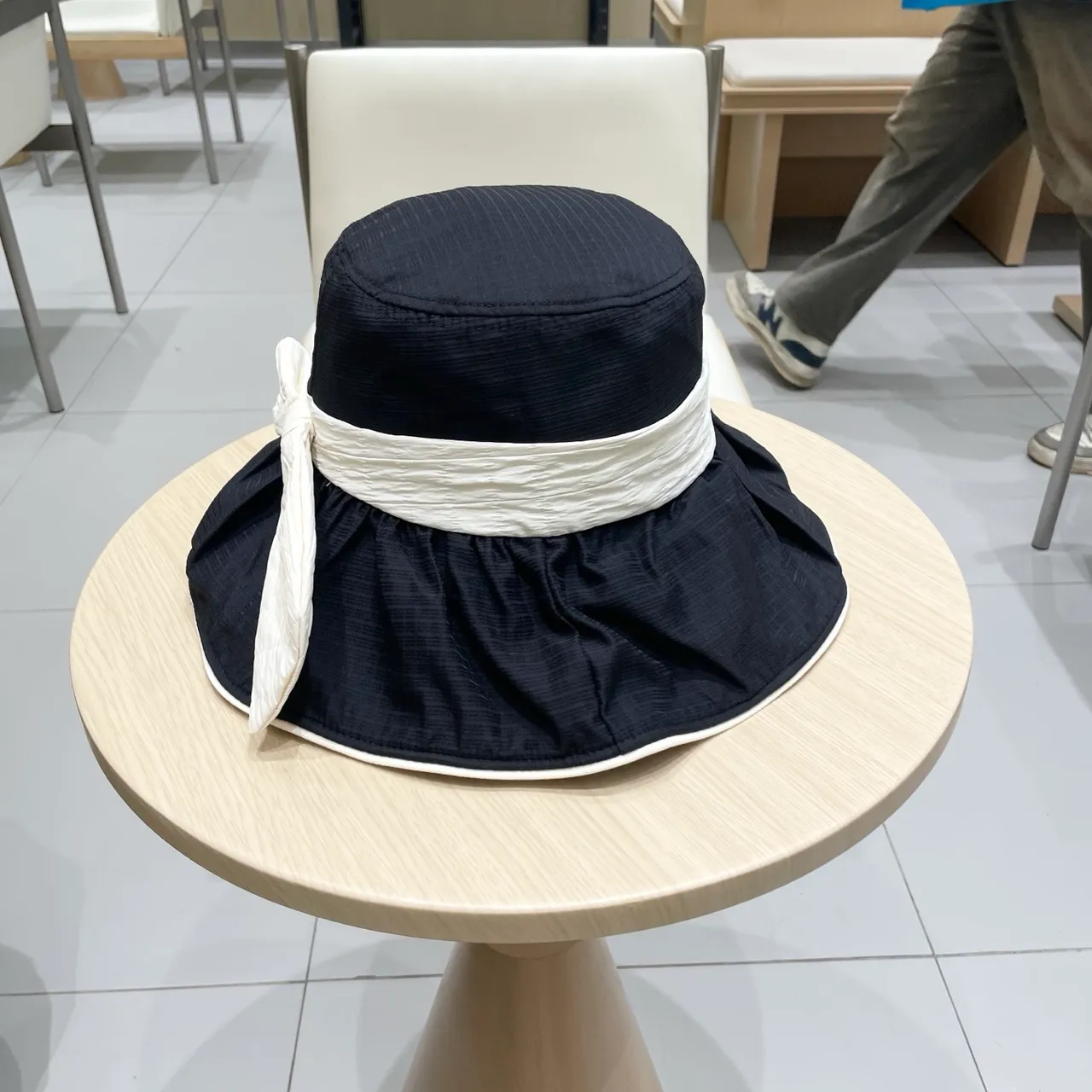 Louis Vuitton Navy and White Ribbon Bucket Hat 8