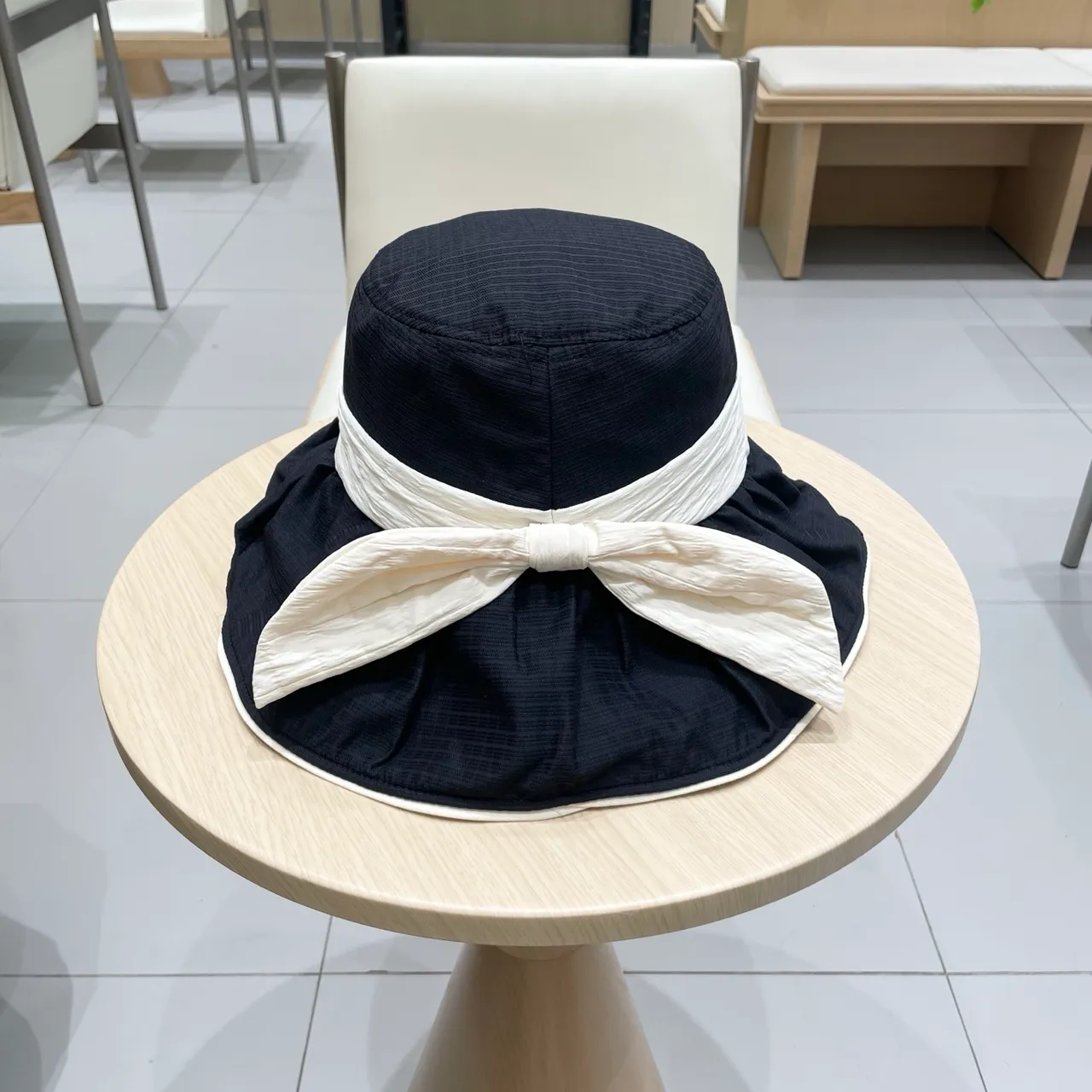 Louis Vuitton Navy and White Ribbon Bucket Hat 9