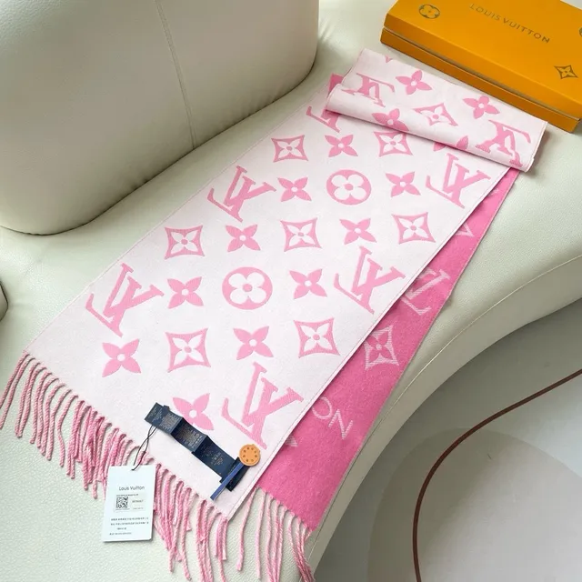 Louis Vuitton Pink Quilted Two-Tone Down Jacket 5