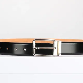 Louis Vuitton Reversible Buckle Black Leather Belt