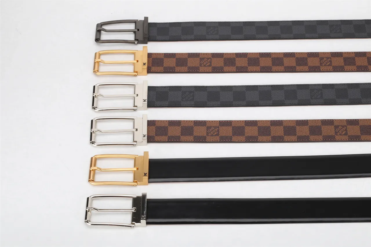Louis Vuitton Reversible Buckle Black Leather Belt 2