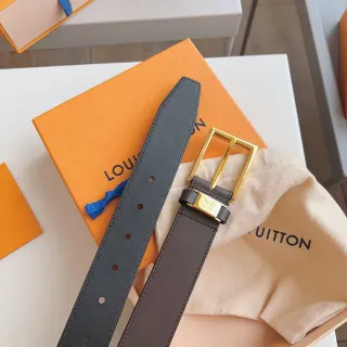 Louis Vuitton Reversible Two-Tone Leather Belt