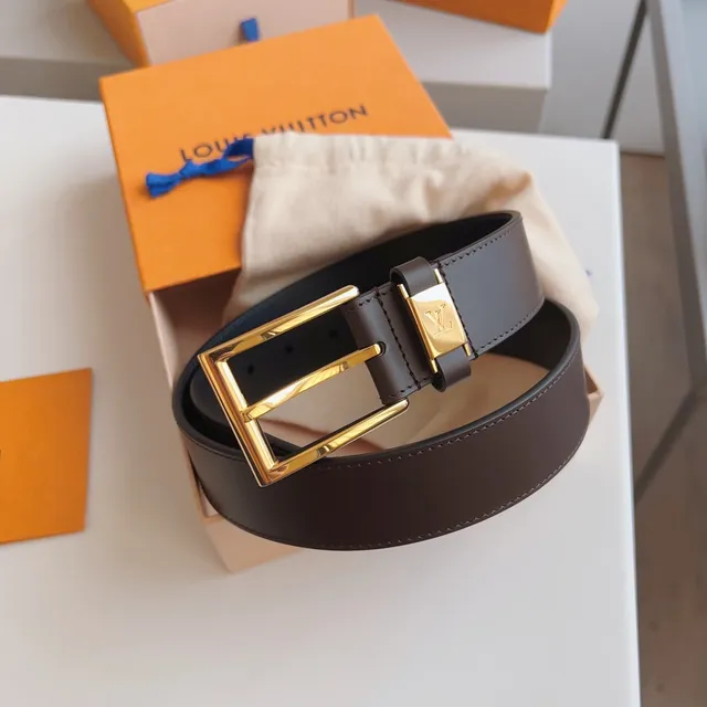 Louis Vuitton Reversible Two-Tone Leather Belt 3