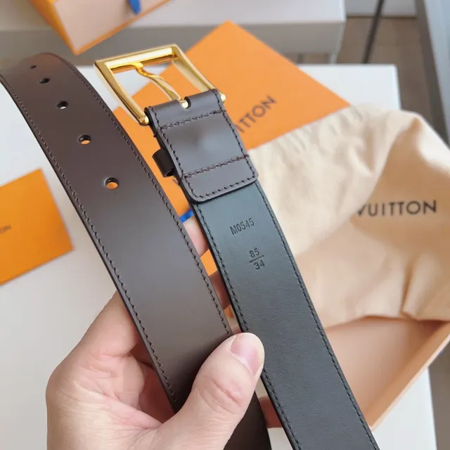 Louis Vuitton Reversible Two-Tone Leather Belt 4