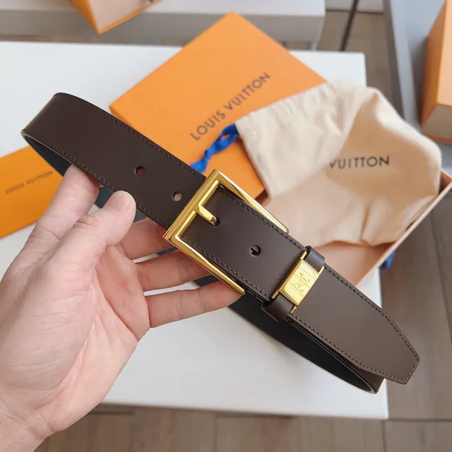 Louis Vuitton Reversible Two-Tone Leather Belt 6