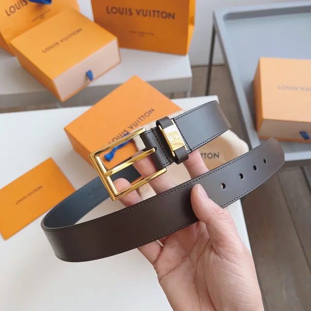 Louis Vuitton Reversible Two-Tone Leather Belt 8