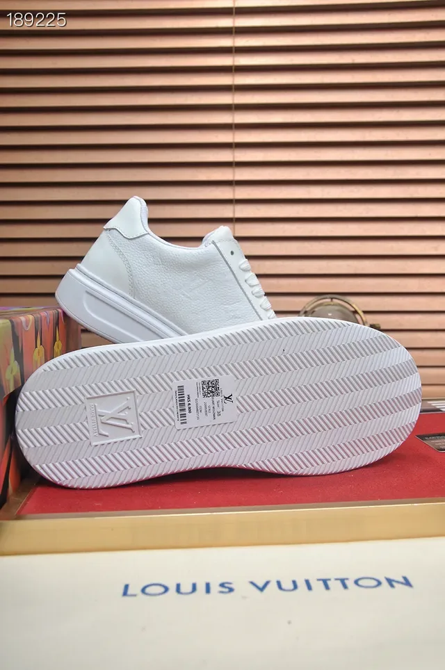 Louis Vuitton Run Away All-White Leather Lifestyle Sneakers 2