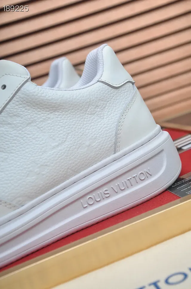 Louis Vuitton Run Away All-White Leather Lifestyle Sneakers 3